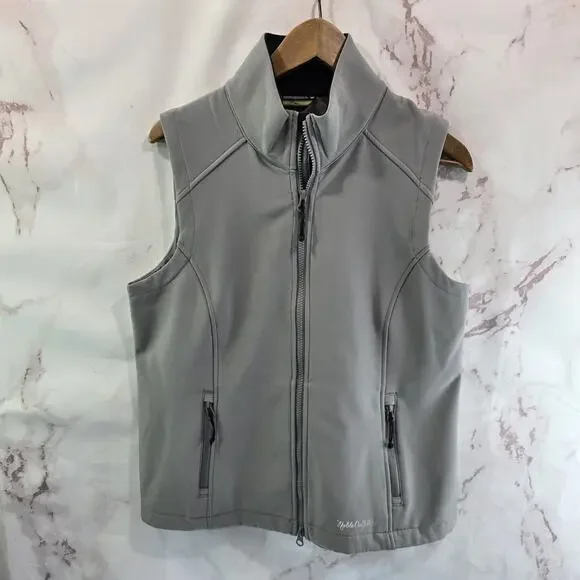 Noble Outfitter Vest Womens Medium Gray Windstopper Windbreaker Shell - Picture 1 of 10